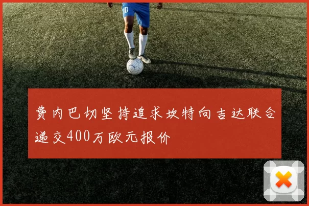 费内巴切坚持追求坎特向吉达联合递交400万欧元报价